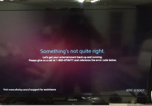 Xfinity에서  오류 코드 XRE-03007 을 수정하는 방법은 무엇입니까?