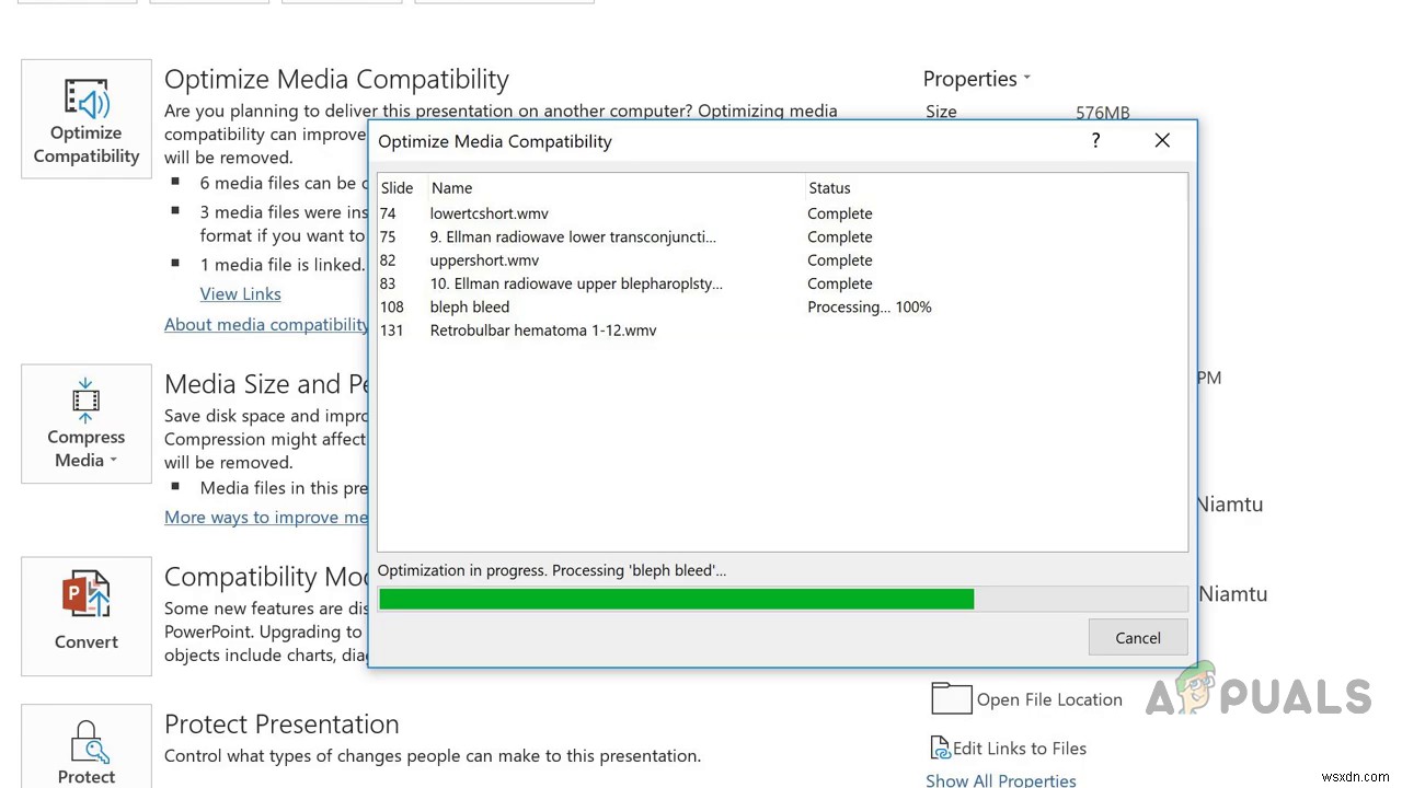 [FIX] Windows 10에서 Powerpoint가 오디오 또는 비디오를 재생하지 않음 