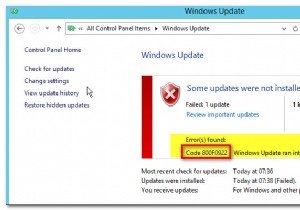 Windows 7/8.1/10에서 오류 코드 800F0922를 수정하는 방법 