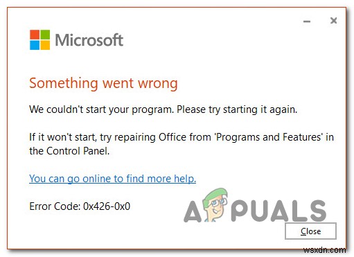 Microsoft 오류 코드 0x426-0x0을 수정하는 방법 