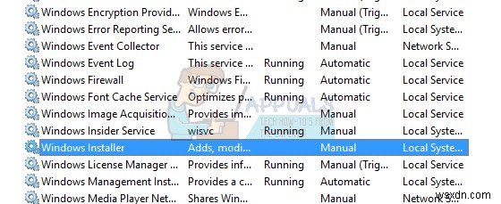 수정:Windows 7, 8 및 10에서 다른 설치가 진행 중입니다. 