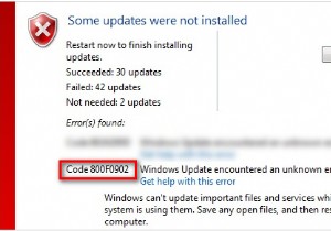 Windows 업데이트 오류 800f0902 해결 방법 총정리