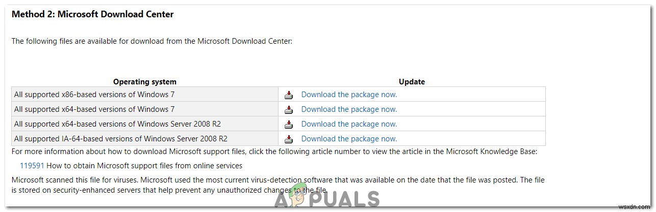 Windows 7에 모든 업데이트를 한 번에 설치하는 방법