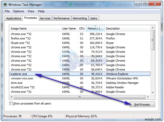 FIX:작업 표시줄에서 누락된 시스템 아이콘(Windows Vista/7) 