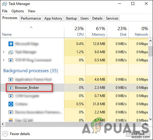 Windows의 Browser Broker.exe는 무엇입니까? 실행하는 것이 안전합니까? 