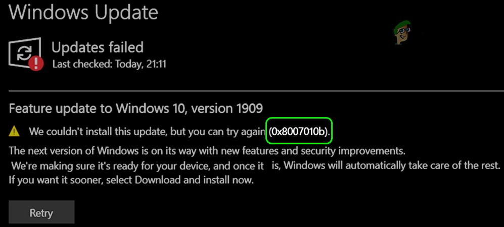 Windows 업데이트 오류 0x8007010B를 수정하는 방법? 