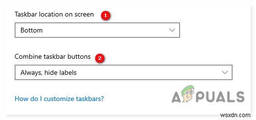 Windows 10에서 작업 표시줄 아이콘과 함께 시작 메뉴를 가운데에 맞추는 방법은 무엇입니까? 