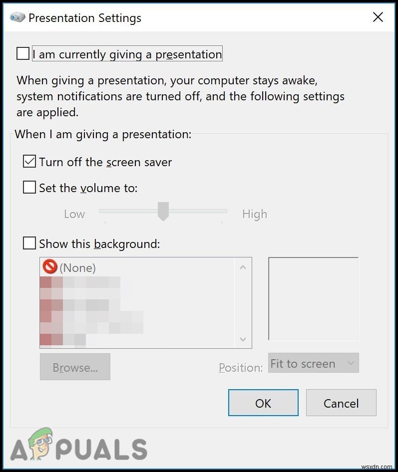 Windows 10에서 프레젠테이션 설정을 활성화/비활성화하는 방법은 무엇입니까? 
