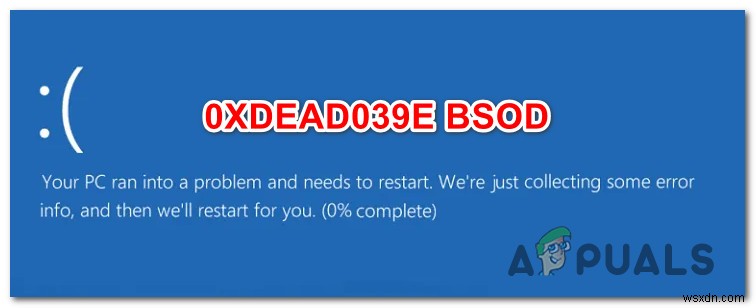 Windows 10에서 0xDEAD039E BSOD를 수정하는 방법 