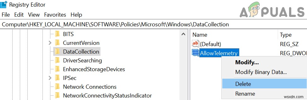 [FIX] Windows 10에서 진단 데이터를  전체 로 변경할 수 없음 