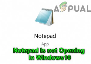 수정:메모장이 Windows 10에서 열리지 않음 