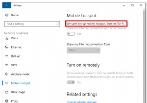 Windows 10  모바일 핫스팟을 설정할 수 없습니다  오류 완벽 해결 가이드