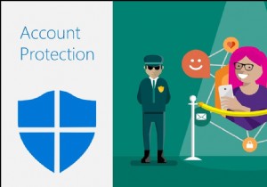 Windows 10에서 계정 보호 영역을 숨기는 방법은 무엇입니까? 