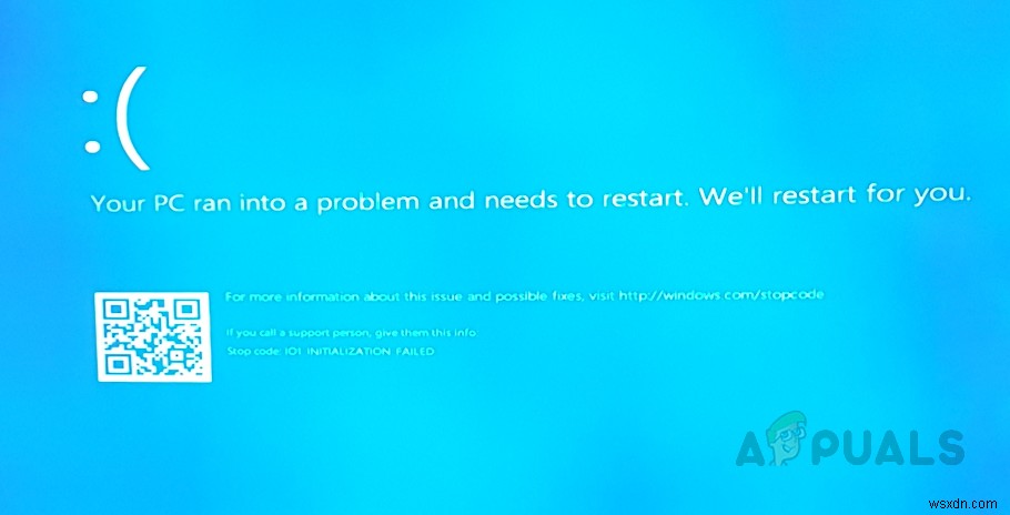 Windows 10에서 BSOD I01 초기화 실패를 수정하는 방법은 무엇입니까? 