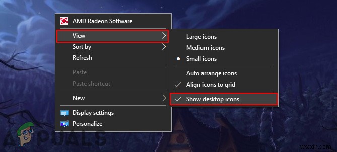 Windows 10에서 바탕 화면의 모든 항목을 숨기고 비활성화하는 방법은 무엇입니까? 