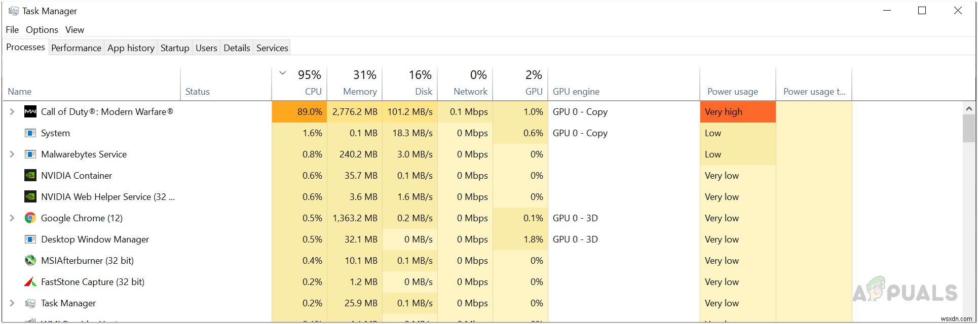 Windows 10에서 게임을 할 때 높은 디스크 사용량 문제를 해결하는 방법 