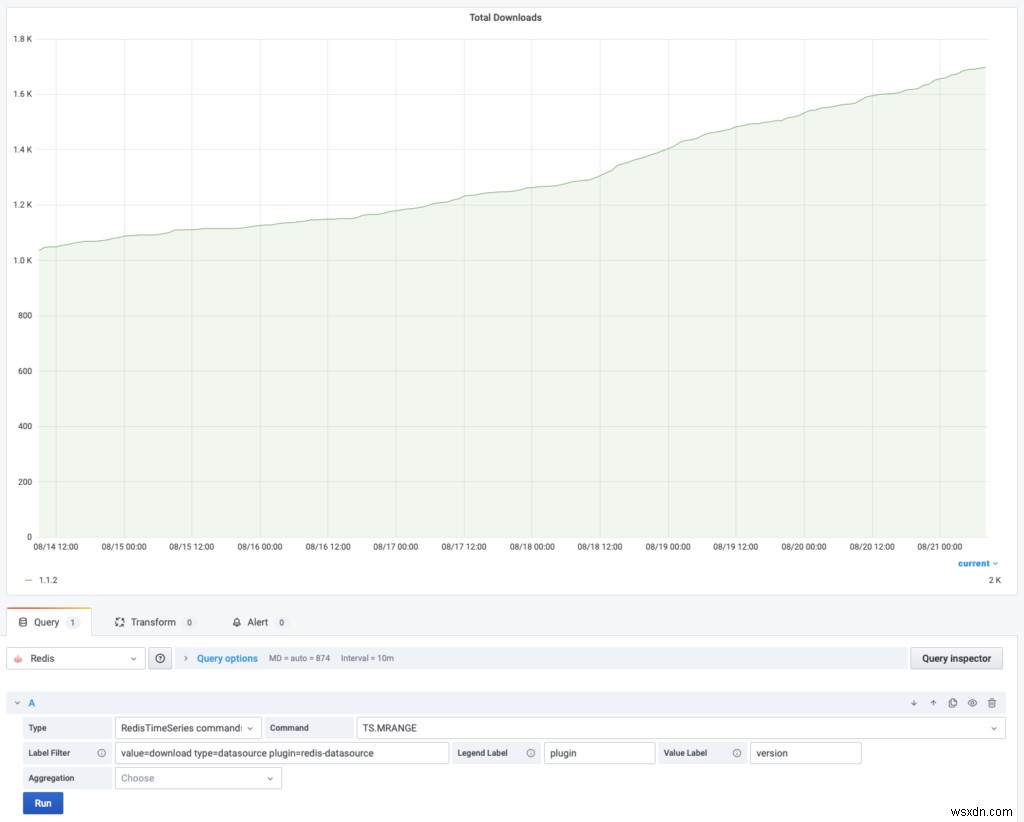 Grafana 플러그인용 새 Redis 데이터 소스를 사용하는 방법 