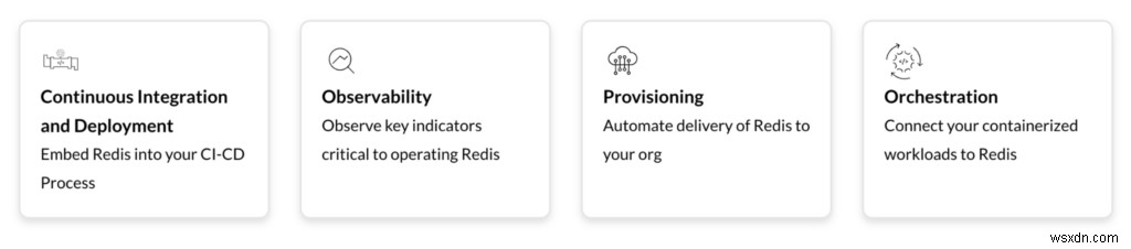 DevOps 팀의 요구 사항을 지원하기 위해 확장된 Redis 개발자 허브