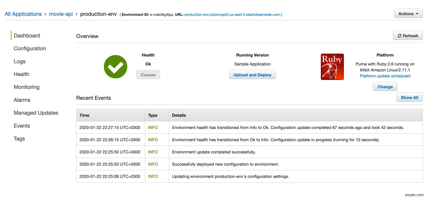 AWS ElasticBeanstalk 및 RDS로 Rails 6 앱을 호스팅하는 이유와 방법 