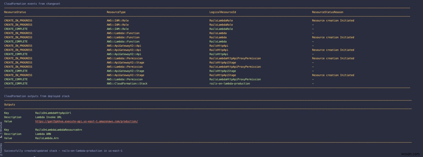 AWS Lambda에 Rails 배포 