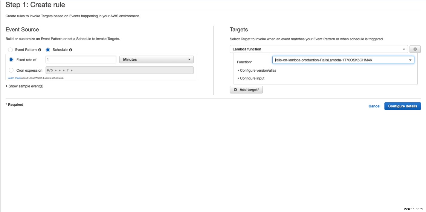 AWS Lambda에 Rails 배포 