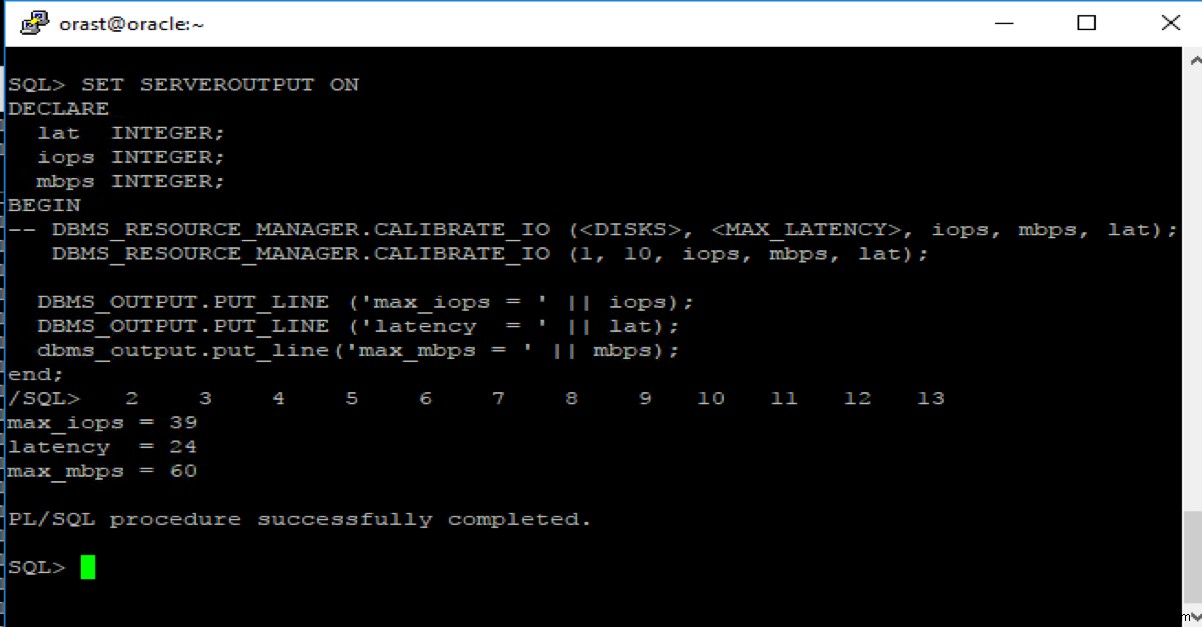 Oracle 11g I/O 교정 개요 