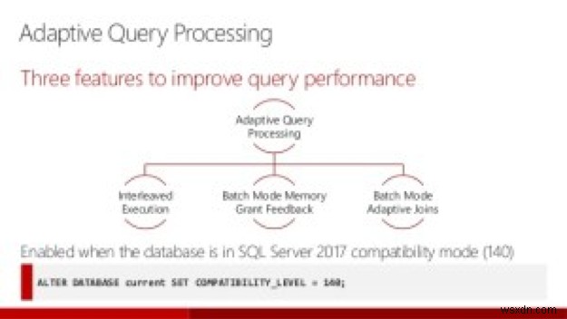 새로운 SQL Server 2017 기능 