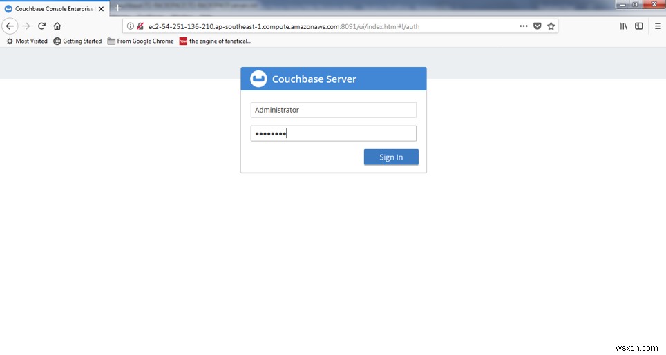 우아한 장애 조치 옵션을 사용하여 Couchbase Server의 롤링 업그레이드 