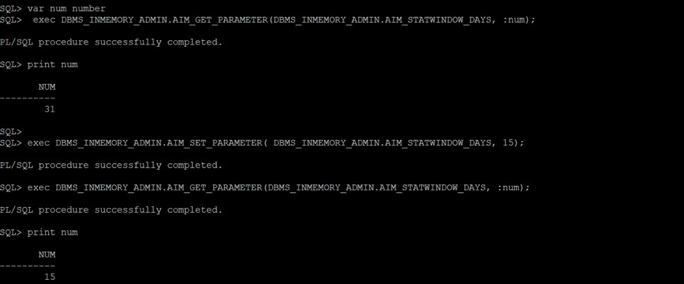 Oracle Database v18c 자동 인메모리 