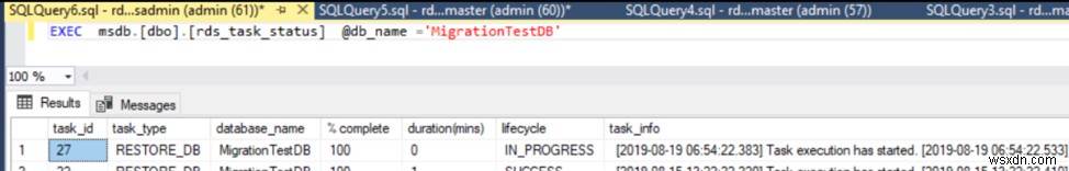 SQL Server 데이터베이스를 AWS RDS 인스턴스로 마이그레이션 