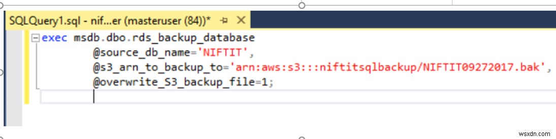 AWS SQL 네이티브 데이터베이스 백업, 복원 및 모니터링 