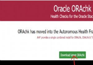ORAchk 시작하기 