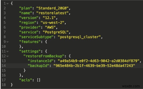 ObjectRocket에서 Postgres 백업을 복원하는 방법 