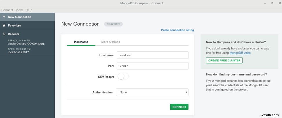 MongoDB 나침반 소개 