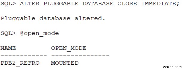 Oracle Database 새로 고칠 수 있는 클론 기능 사용 - 2부:데모 