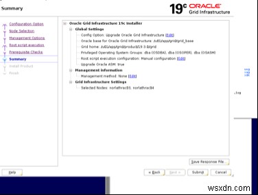 Oracle Grid를 12c에서 19c로 업그레이드 