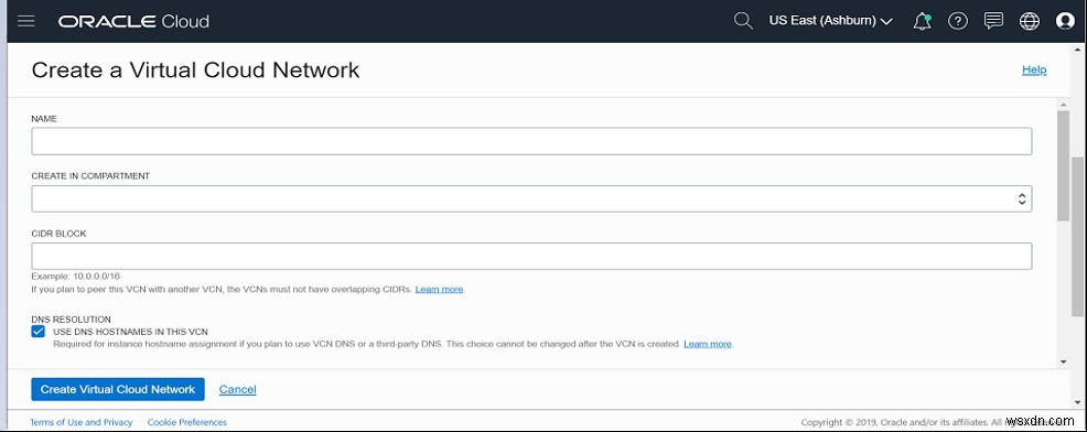 클라우드에서 Oracle Database(DBaaS) 생성 