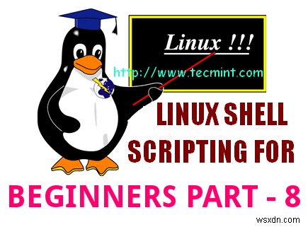 Linux 셸 스크립팅에서 배열 작업 – 8부 