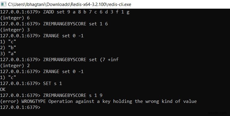 Redis ZREMRANGEBYSCORE – 점수 범위별로 정렬된 요소를 제거하는 방법 