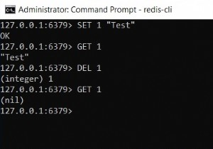 Redis DEL – redis 데이터 저장소에서 키를 삭제하는 방법 