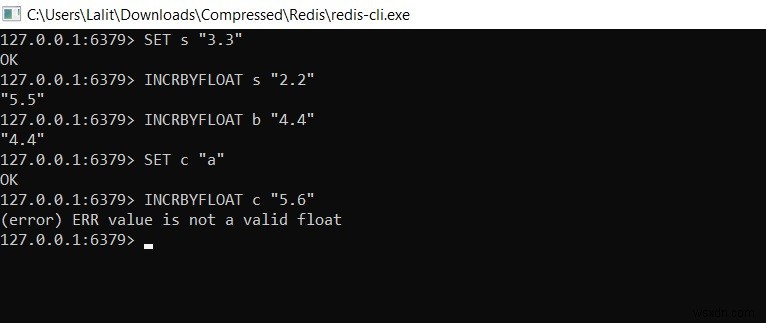 Redis INCRBYFLOAT – redis에서 부동 소수점 값을 증가시키는 방법 