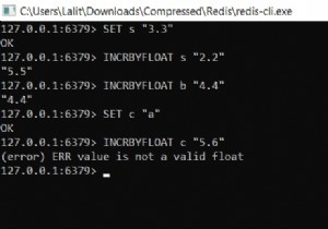 Redis INCRBYFLOAT – redis에서 부동 소수점 값을 증가시키는 방법 