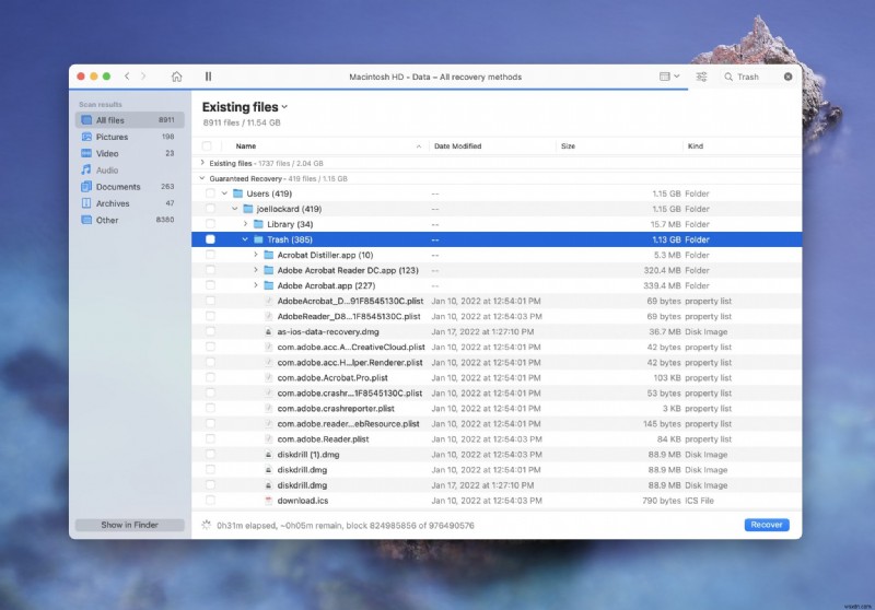 Mac에서 숨겨진 파일 및 폴더를 표시하는 방법 