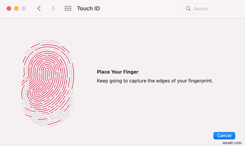 MacBook Pro에서 Touch ID를 활성화하는 방법