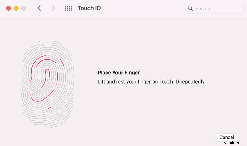 MacBook Pro에서 Touch ID를 활성화하는 방법