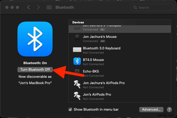 Bluetooth 헤드폰을 MacBook Pro에 연결하는 방법