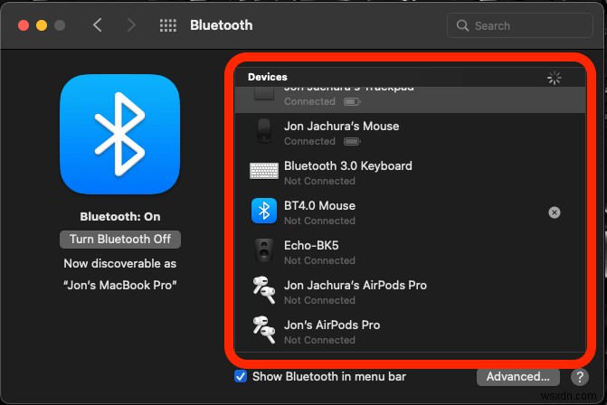 Bluetooth 헤드폰을 MacBook Pro에 연결하는 방법