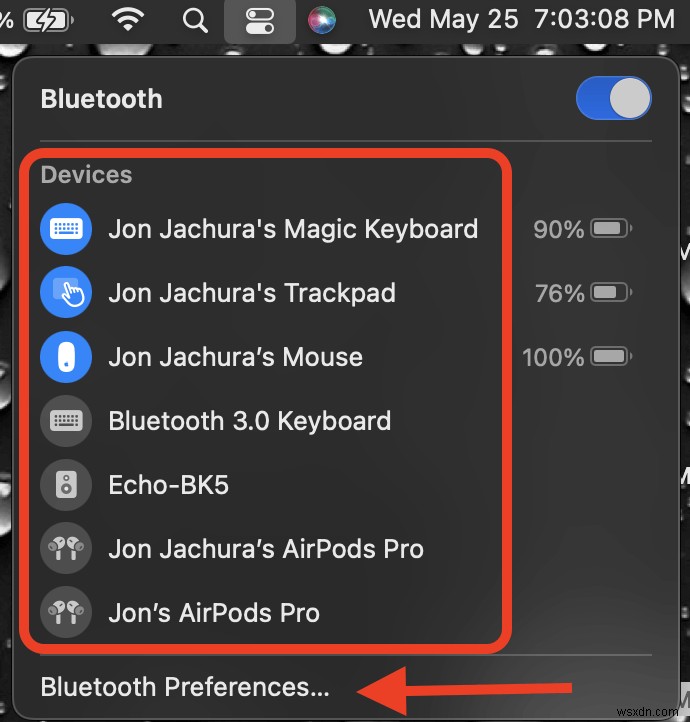 Bluetooth 헤드폰을 MacBook Pro에 연결하는 방법