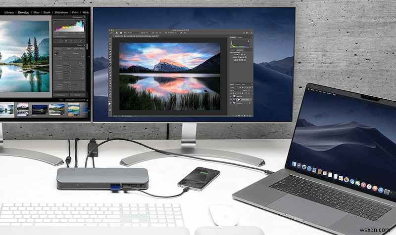USB-C 허브 대 도킹 스테이션:MacBook Pro 사용자에게 어느 것이 더 낫습니까?