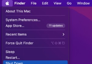 MacBook을 종료하는 방법